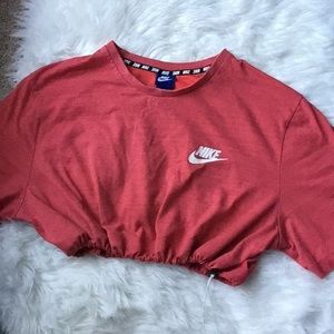 Nike | Tops | Nike Drawstring Crop Top 